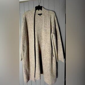 Banana Republic heather/beige long sweater